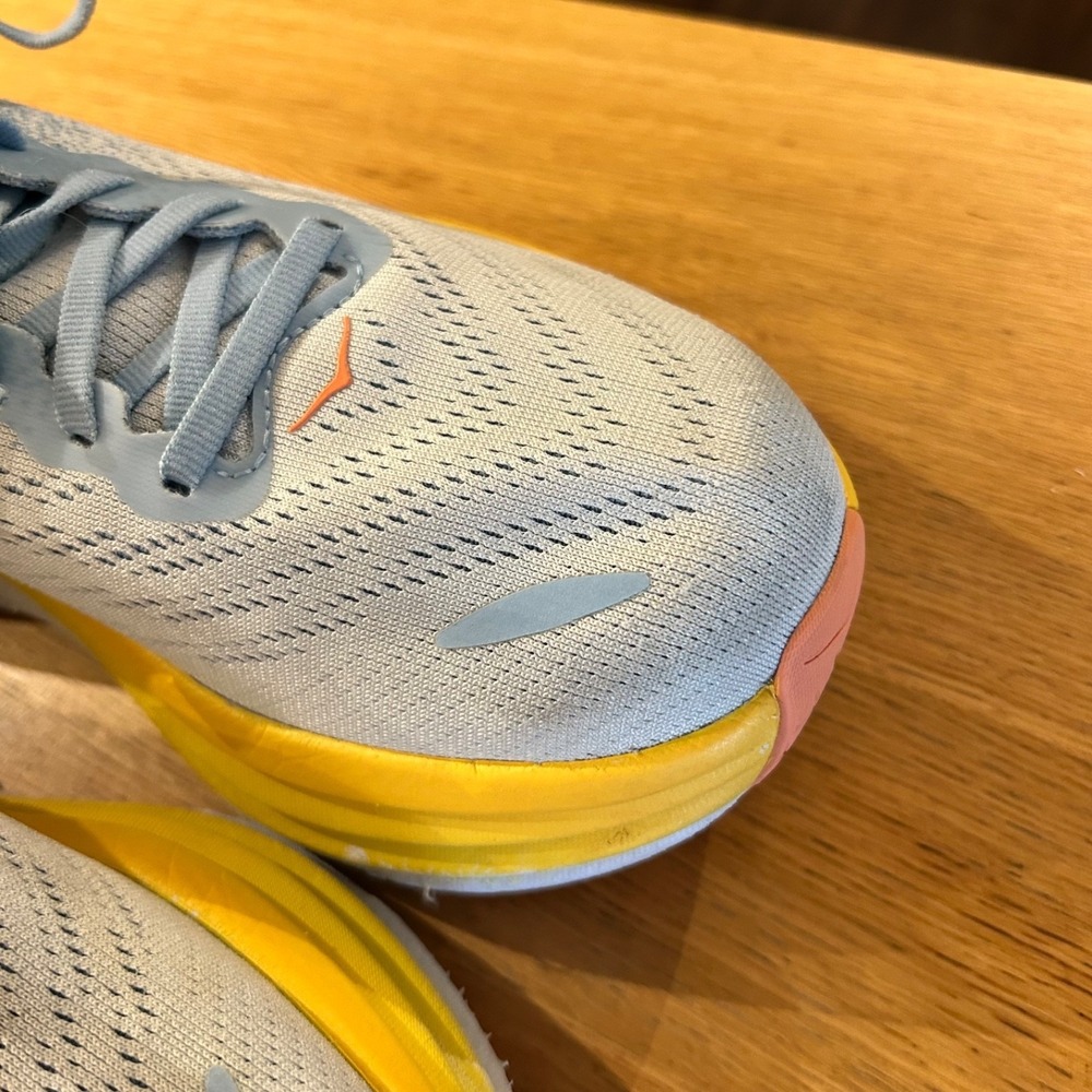 Hoka One One Bondi 8 Womens 10.5B Summer Song Running Nursing Walking Sneaker - Picture 7 of 11
